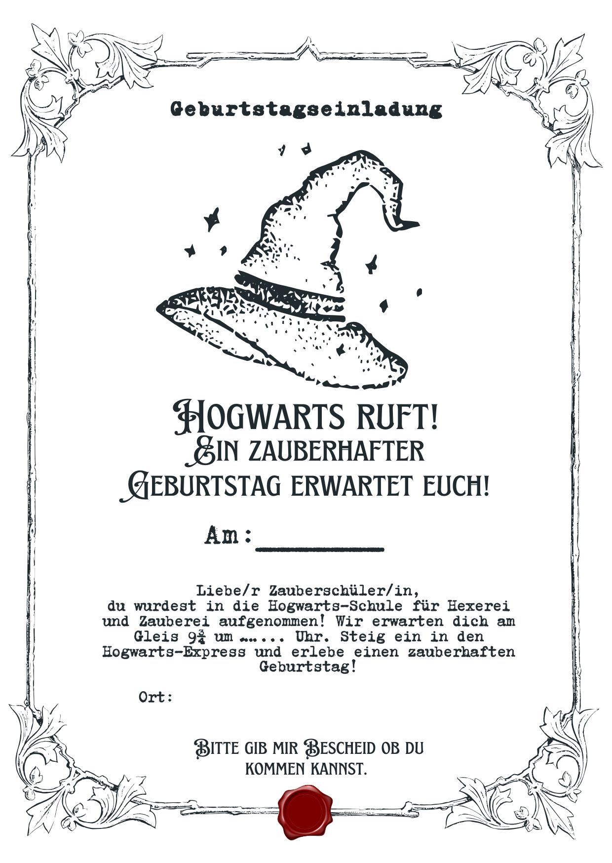 Hogwarts ruft – Ein zauberhafter Geburtstag erwartet euch! – Bild 2