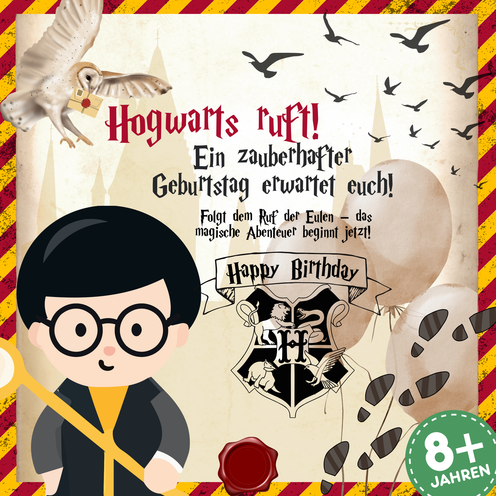 Hogwarts ruft – Ein zauberhafter Geburtstag erwartet euch!